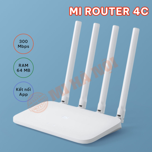 Bộ Phát Wifi Xiaomi Mi Router 4A/4C - Quốc Tế Tiếng Anh