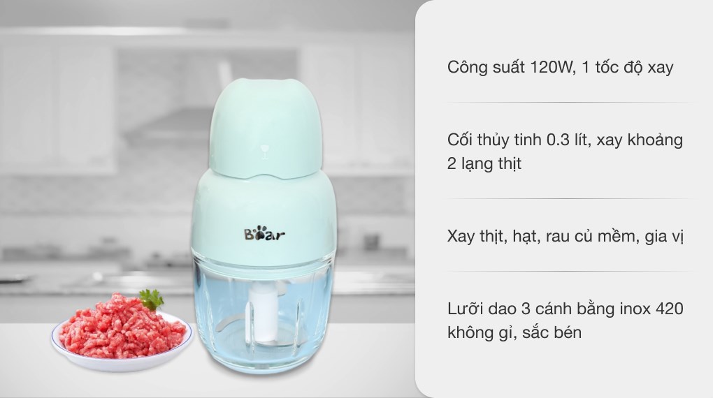 Máy xay ăn dặm Bear QSJ-B01P1 - giá rẻ, giao ngay